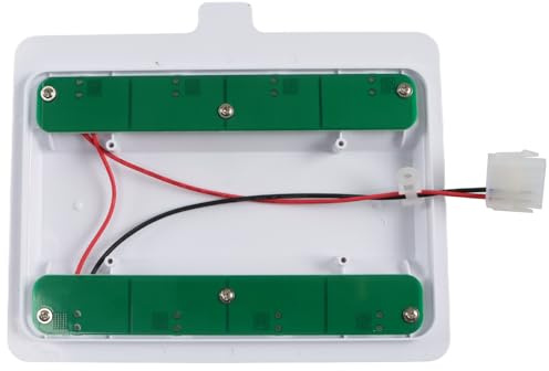 RUHUALIFE Refrigerator LED Light Module with Cover Refrigerator Lamp Assy Module Compatible with Whirlpool Maytag Amana IKEA Replace#: W11043011 W10866538