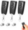 Garagentoröffner Fernbedienung für EcoStar RSE2,RSC2,433,92 Mhz Handsender für EcoStar Liftronic 500/700/800, Portronic D2500/D5000/S4000,Schwarz (3 Stück)