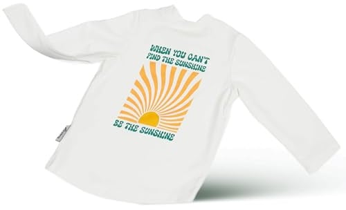 Hinzling UV Shirt Kinder Sunshine (XL - 98/104) – Langarm & UPF 60 Sonnenschutz – Ökotex Zertifiziert & schadstofffrei – UV Kleidung Baby gemütlich & nachhaltig – Made in Europe