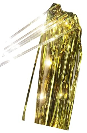 YUGSHNKFC Packung Mit 10 LED Hochzeitsstäben Mit Warmweißem Leuchtstab Und Lametta Für Elegante Feier Und Festivaldekorationen Babyparty Dekorationen