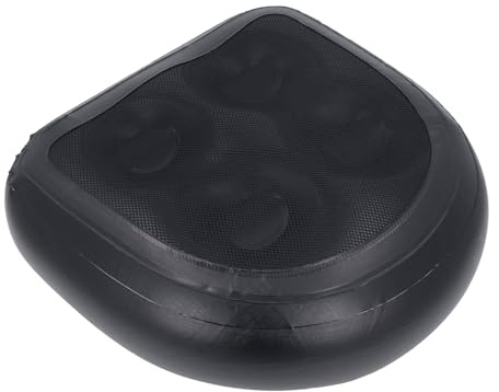 Gsycle Aufblasbare Sitzerhöhung, doppelt verwendbar, rutschfest, gewichtetes Spa-Kissen, Sitze, bequemes aufblasbares Kissen, Wasserkissen für Heim-Spas und Pools, 47 x 37 x 15 cm (Schwarz)