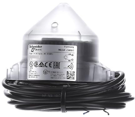 Schneider Electric | ZBRA1 - Relaisantenne, 24240V Wechsel./Gleichsp., Kabel (5m lang), 1 Spannungsanzeige-LED, 2 Komm-LEDs