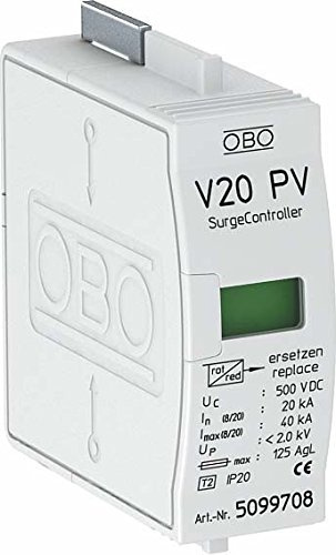 OBO-BETTERMANN 5099708 sobretensiones V20 descargador Para sist. fotov