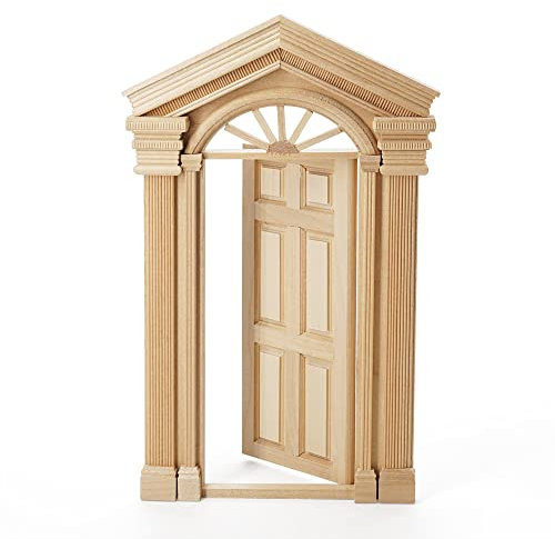 Odoria 1/12 Scale Dolls House Miniature External Door Dollhouse Furniture Accessories