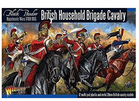 British Household Brigade Cavalry - 28mm Scale Plastic Miniatures for Black Powder by Warlord Games - Highly Detailed Napoleonic Era for Table-top Wargaming