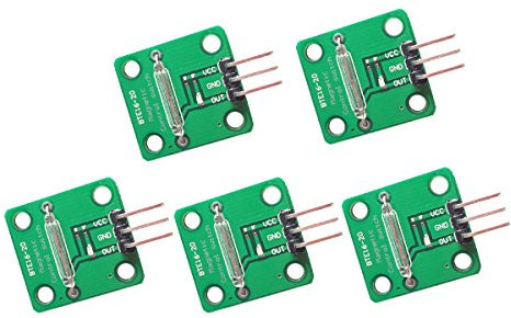DollaTek 5PCS Magnetischer Sensor Magnetschalter Reed Switch Elektronisches Bauteil