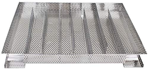 Beeketal 'Smoke Duo-XXXL' Sparbrand Kaltraucherzeuger mit 8 Kammern (L/B/H) ca. 350 x 270 x 45 mm, Raucherzeuger Generator zum kalträuchern und smoken im Räucherofen, Räucherschrank oder Smoker