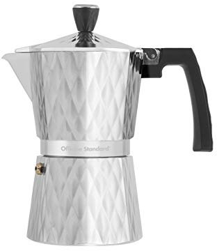 Officine Standard Diamantata Caffettiera in Alluminio Tazze 6