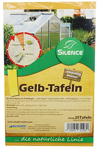 Silence Gelbtafeln groß - 25 Stück