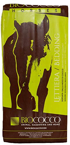 Biococco Horses Lettiera per Cavalli derivata dal Cocco Confezione Singola da 25 kg (1)