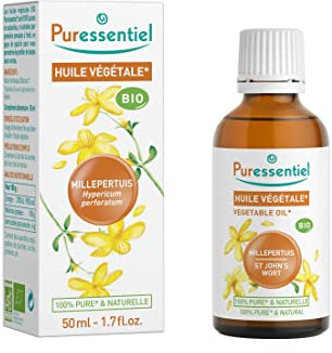 Puressentiel - Huile Végétale Millepertuis - Bio - 100 pourcent pure et naturelle - Vegan et Cruelty free - 50 ml