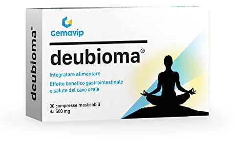 Fermenti Lattici Gemavip - Deubioma - 30 Compresse masticabili - Integratore alimentare