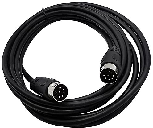 8 Pin Male to Male Speaker Audio Cable Adapter for Surveillance Automotive Computers 5M