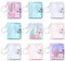 9 Stück Mini Fotoalbum Schlüsselanhänger Transparent 2 Zoll Mini Foto Schlüsselanhänger Klein Schlüsselanhänger Mit 20 Taschen Foto Album Kartenhalter Für Diy Fotoalbum (Glitzer Mehrfarbig)