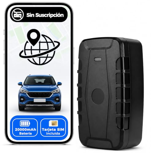 GPS Tracker 20000mAh Magnet Lange Standby GPS Sender für Auto, Flotte, LKW, Motorrad Ortung Wasserdicht Live Tracking Locator Mehrere Alarmmodi ohne ABO Kostenlose APP/Web