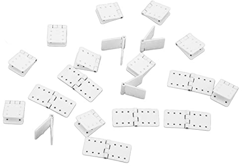 Soraz RC Aircraft Hinge, 40PCS Plastic, Modern Style, Unfinished, Lightweight, Corrosion Resistant, Easy Installation for Remote Control Models