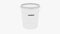 MARMOS-PLAST 1 cubo de 25 litros, juego de cubos de plástico transparente con tapa, apilable, para leche, miel, recipiente para liberación de alimentos, apto para alimentos, para harina, agua