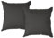 chilly pilley® Gartenkissen Wasserfest Dekokissen Set Sofakissen Rückenkissen Indoor-Outdoorkissen 2er Set 50x50 Graphite