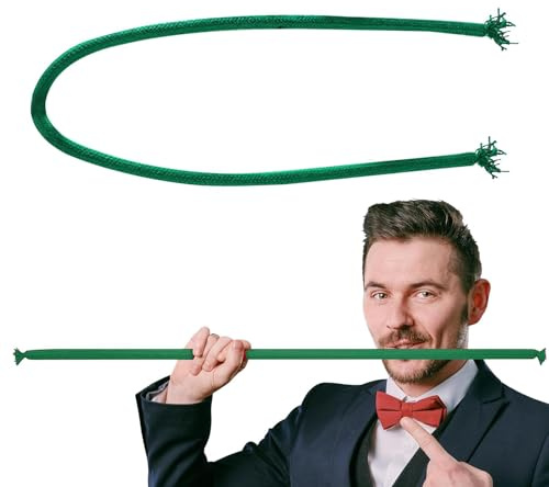 Kixolazr Zauberseil, Zaubertrickseil | Flexibles Comedy-Bühnen-Nahaufnahmeseil,Zauberstütze, lustiges Seil, Zaubertricks für die Comedy-Bühne, einfach durchzuführende Zauberspiele