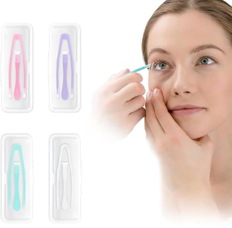 QEQSHQO 4 Piezas Insertador De Lentes De Contacto,Ventosa Para Lentes De Contacto De Silicona,Insertadores De Lentes De Contacto De Silicona,Para Lentes De Contacto Rígidas Rgp Para Viajes A Casa