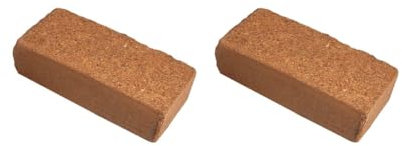 2 set di terriccio da giardino in fibra di cocco espandibile per piante in vaso da interno 7-9L modello di alta qualità