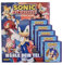 Panini Sonic the Hedgehog Sticker 2024 / 1x Stickeralbum + 5x Stickertüten (Album deutsche Version)
