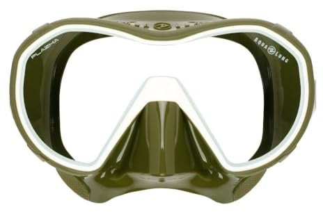 AQUALUNG Unisex-Adult PLAZMA Masks, Dunkelgrün Olive, Einheitsgröße