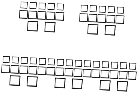 DEARMAMY 5sets Floating Box Ring Display Case Turntable Stand Records Display Stand Home Display Shelves Medal Display Jewelry Organizer Trendy Jewelry Floating Shelves Room Plastic 12pcs*5