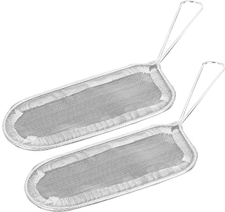 DECHOUS Stainless Frying Basket Set 2pcs Deep Fry Baskets Easy to Hold and Store for Snacks Chicken Noodles