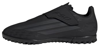adidas Unisex Kinder F50 Club Velcro Turf Football Shoes Kids, core Black/Grey six/core Black, 34 EU