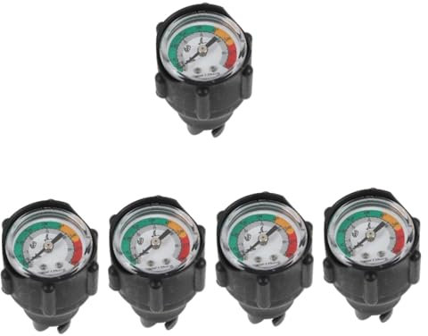 Abaodam 5stücke Surfboard Druckmesser Und Kajak Pumpen Manometer Präziser Inflatable Pressure Tester Mit Anzeige Für Outdoor-Sportarten Und Wassersport-aktivitäten