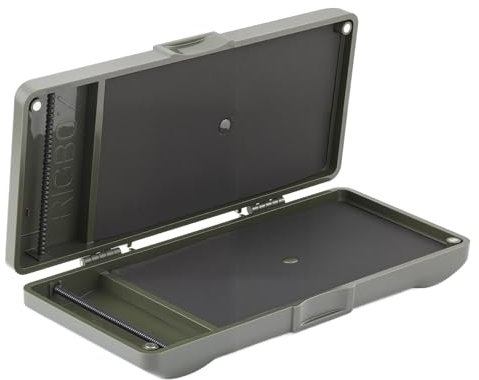 Sougayilang Carp Fishing Rigs Box,Fishing Tackle Storage Boxs Feeder Organiser Perfect for Carp, Neatly Organises Hooks and Accessories-S