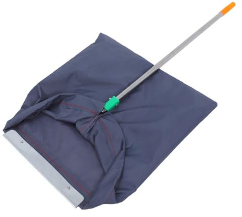 KOCKSHION Recogedor de Basura con Bolsa Resistente al Viento Recolección Limpieza y Color Oscuro