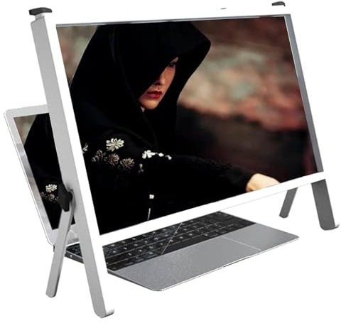 Magnifying Glasses Computer Laptop Screen Magnifier 22 Holder Stand Enlarger for Desktop - Gaming/Video/Reading Monitor Magnifier Amplifier Holder for Phone/Laptop