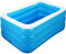 WEITINGKKK la piscina d'acqua, Piscina gonfiabile rettangolare for famiglie blu, diverse misure(130 * 90 * 50cm)