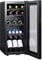 Sommertal Kühlschrank GK60– Leiser Getränkekühlschrank mit LED, Touchscreen & Schloss kleiner Flaschenkühlschrank schwarz 60L