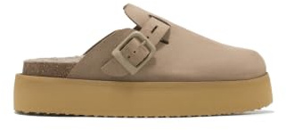 D.Franklin Sabots pour femmes avec plateforme et doublure en fourrure Vibe Clog - Sandales sportives plates et confortables pour l'été - Taille (40)