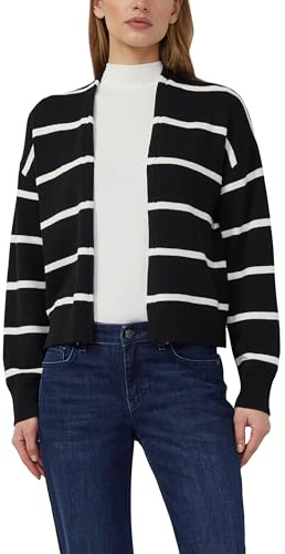 s.Oliver Gestreifter Cardigan aus Baumwollmix