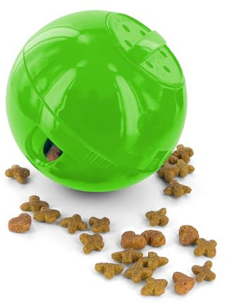 PetSafe SlimCat Futterball, Snackball für Katzen, Für eine spielerische Gewichtskontrolle, 150ml Trockenfutter, Grün