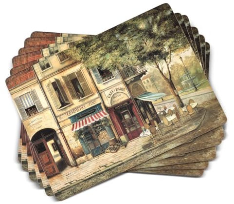 Pimpernel Parisian Scenes Placemats - Set of 6