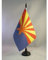 AZ FLAG - Tischflagge Arizona - 21x14 cm - Bundesstaat Arizona Tischfahne 14 x 21 Cm - Flaggen