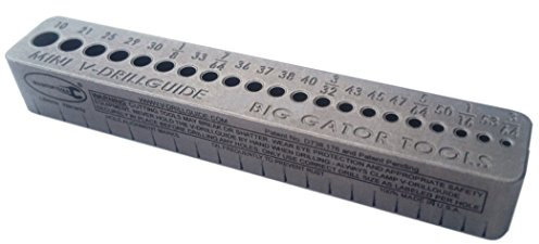 Big Gator Tools SDGMINI MINI V-Drill Guide 21 Drill Sizes by BIG GATOR TOOLS