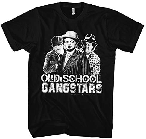 Olsenbande Männer und Herren T-Shirt | Egon Weltkulturerbe | M2 (XL, Schwarz)