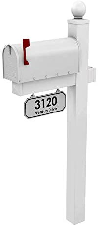 The Monroe Complete Mailbox System (White)