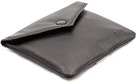 Leder Hüfttasche Damen schwarz I Kleine Elegante Gürteltasche aus handschuhweichem Echtleder I Space Brace Meilani