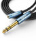 MillSO 6.35 to 3.5 Stereo Adapter 3M - 6.35 mm Jack Plug to 3.5 mm TRS Socket Aux Audio Adapter Cable with Gold-Plated Contacts and Aluminium Housing for Headphones, Speakers and Home Cinema Devices