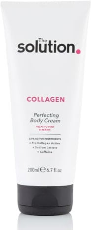 The Solution Lozione per il corpo perfezionante al collagene: rassoda e rassoda la pelle/rinnova con principi attivi, 200 ml