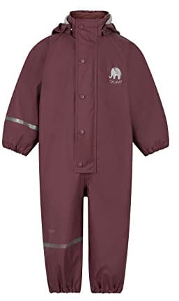 CELAVI Unisex Basic PU rain Suit Regenjacke, Rose Brown, 100