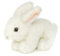 Uni-Toys - Lapin couché (Blanc) - 18 cm (Longueur) - Lapin en Peluche - Peluche, Doudou