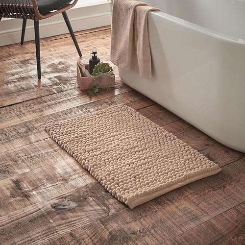 Bianca Aspen Bobble 50x80 cm Bath Mat Natural